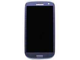Samsung GT-I9300 Galaxy S3 Complete Lcd and digitizer with frame in Pebble Blue - Part No- GH97-13630A