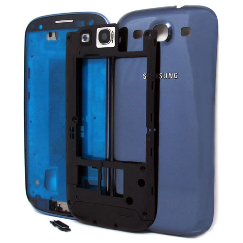 Samsung Galaxy S3 i9300 complete housing in blue