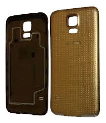 Samsung Galaxy S5 G900F Battery Cover in Gold