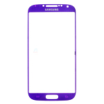 Samsung i9500:i9505 Galaxy S4 Glass Lens with Adhesive in Purple